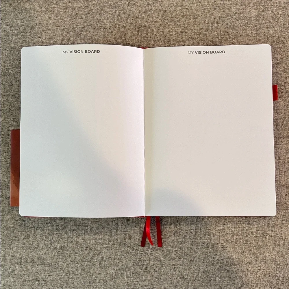 Clever Fox Planner PRO Hourly Weekly Planner - Red Leather 📕 - Picture 8 of 11